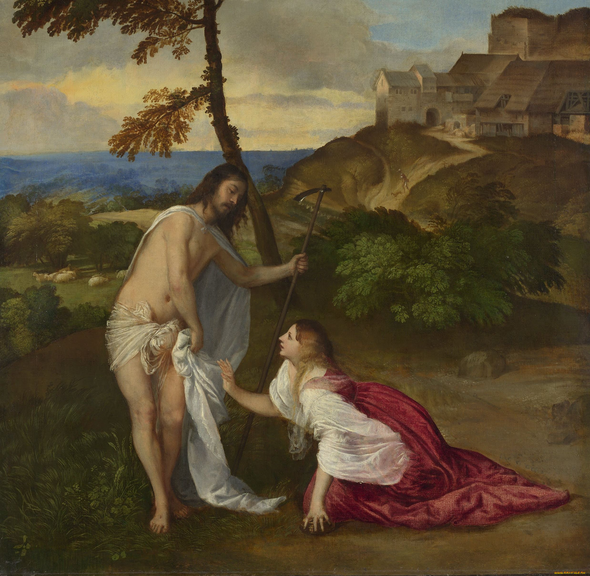 titian, noli, me, tangere, , tiziano, vecellio